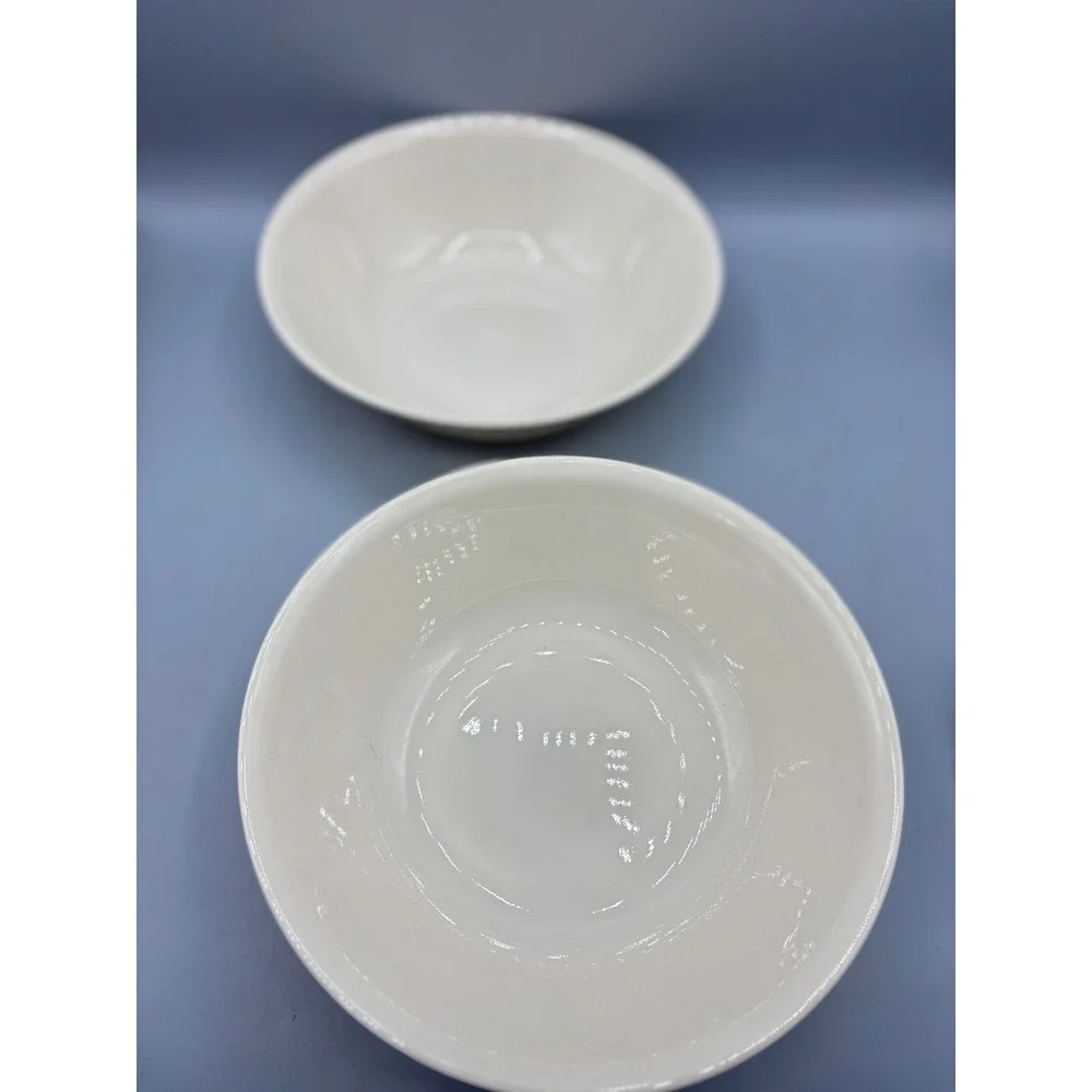 Corelle Farm‎ Fresh Serving Bowls Set of 2 Green Checkerboard Vitrelle USA